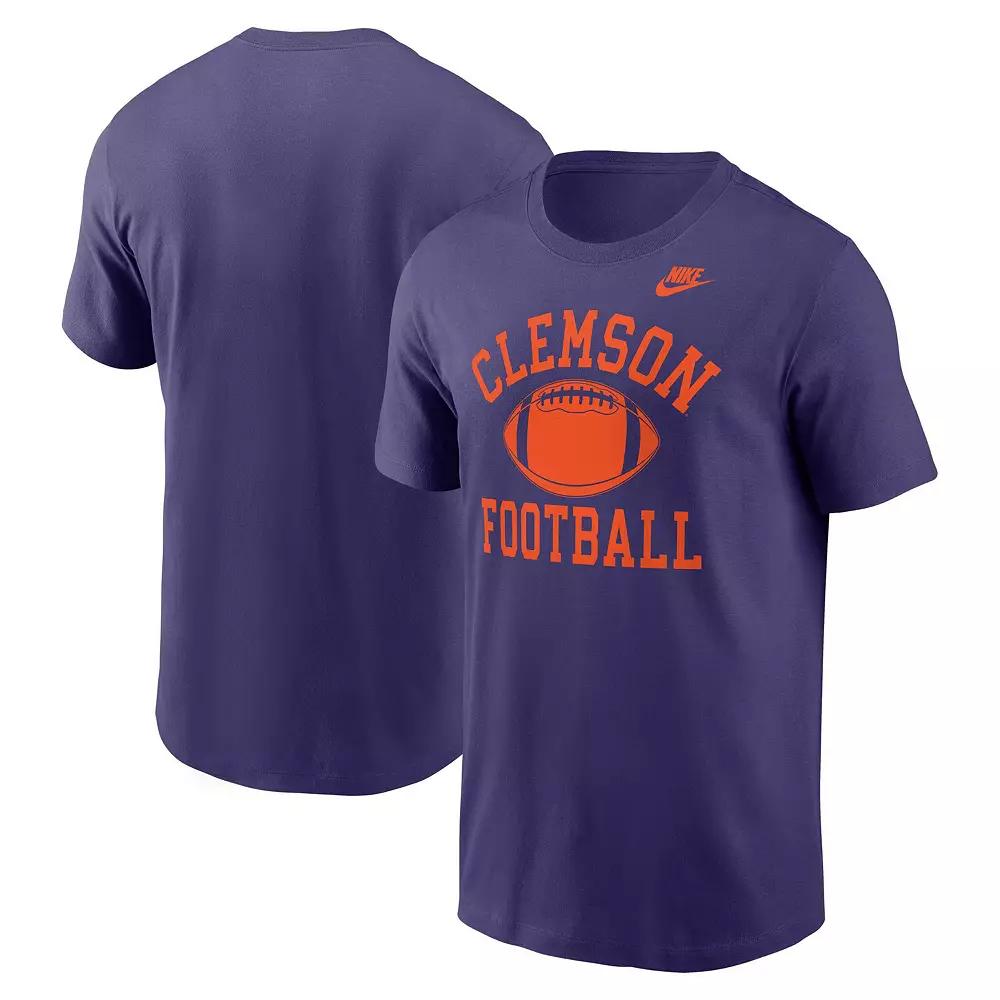 Men's Nike Purple Clemson Tigers Legacy Football Icon T-Shirt,  Product Image