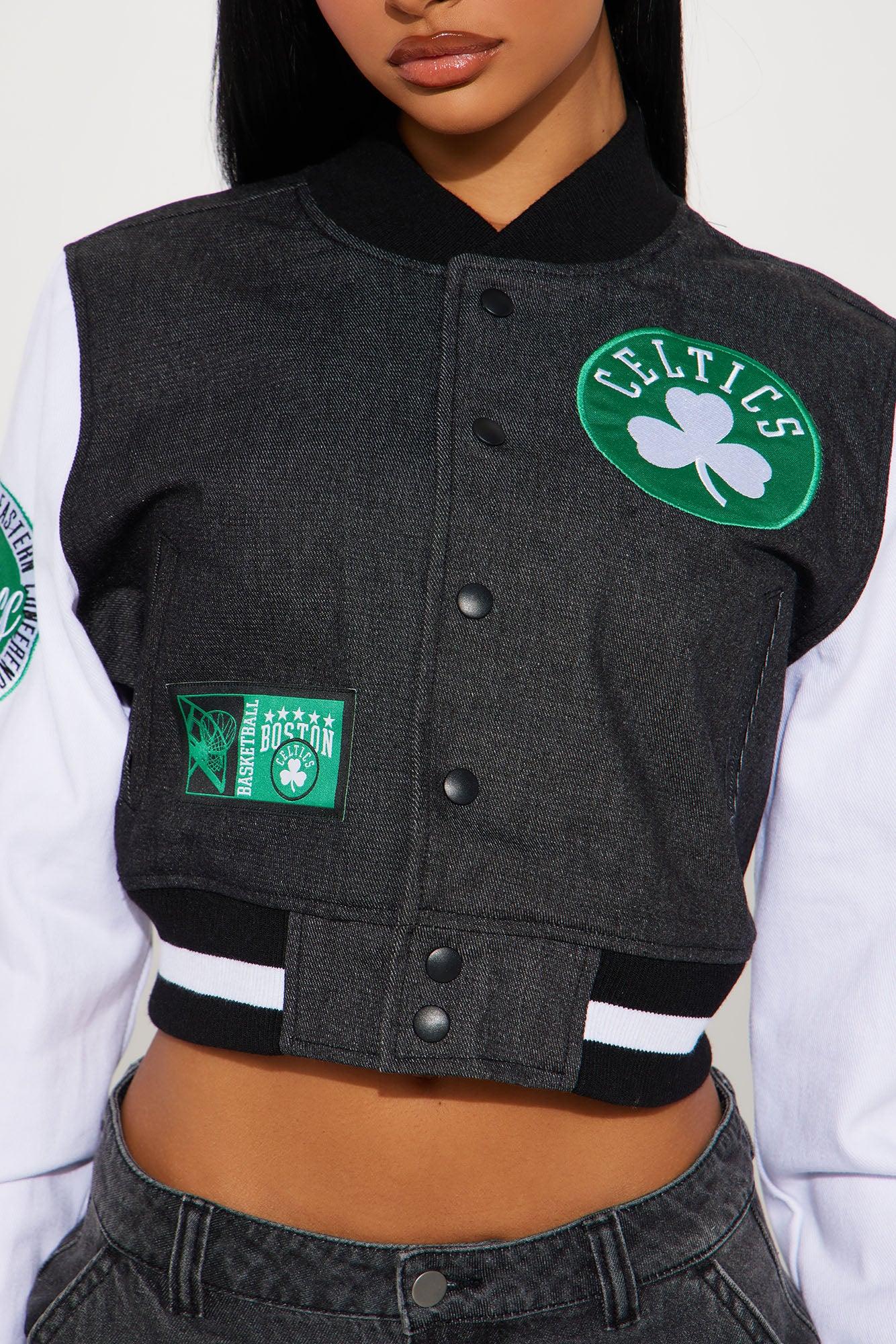 Celtics Home Game Jacket - Black Wash Product Image