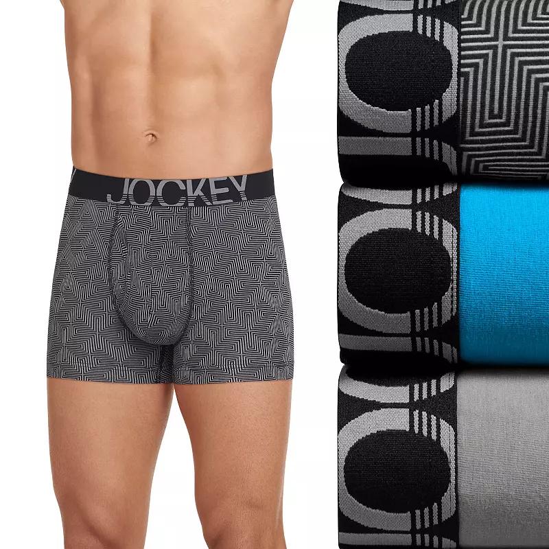 Men's Jockey® 3-Pack ActiveStretch™ 4" Boxer Brief,  Product Image