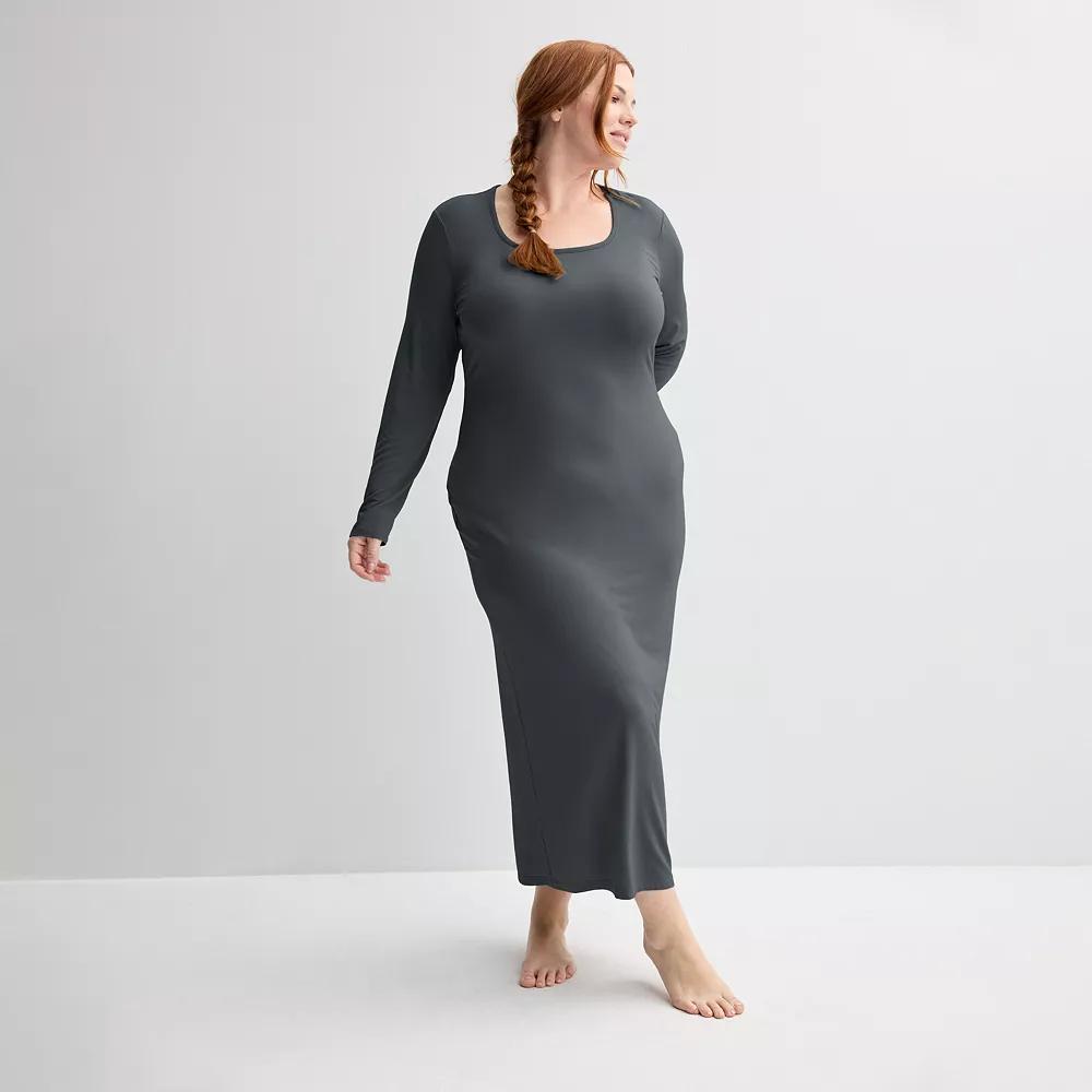 Plus Size Sonoma Goods For Life® Sleep Dress, Women's, Size: 2XL, Filigree Product Image