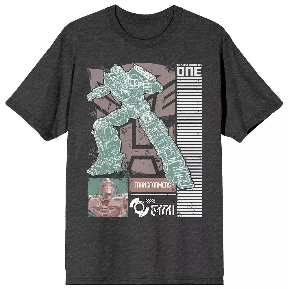 Men's Transformers One Optimus Battle Short Sleeve Graphic T-Shirt,  Product Image