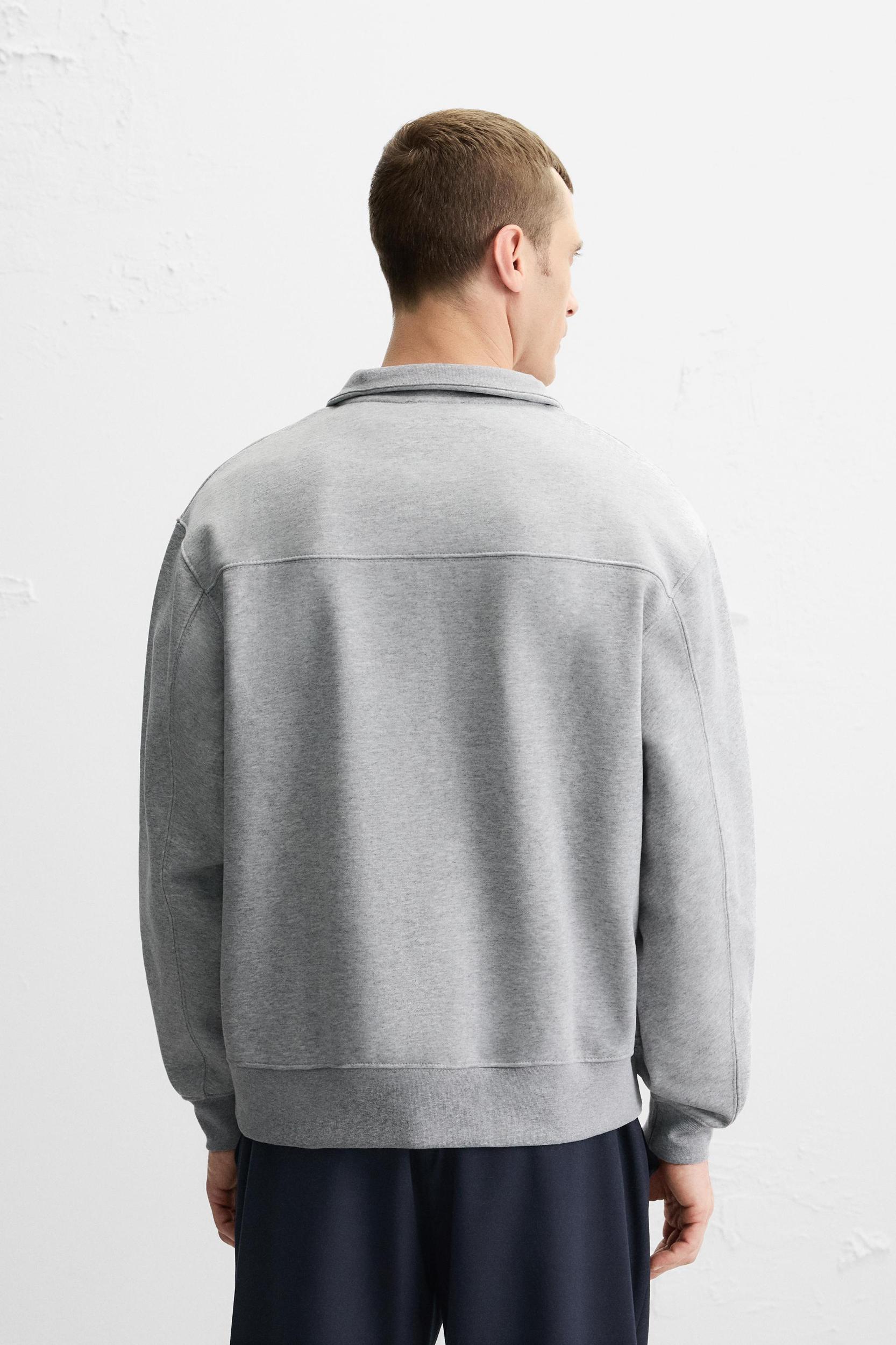 BASIC QUARTER-ZIP SWEATSHIRT Product Image
