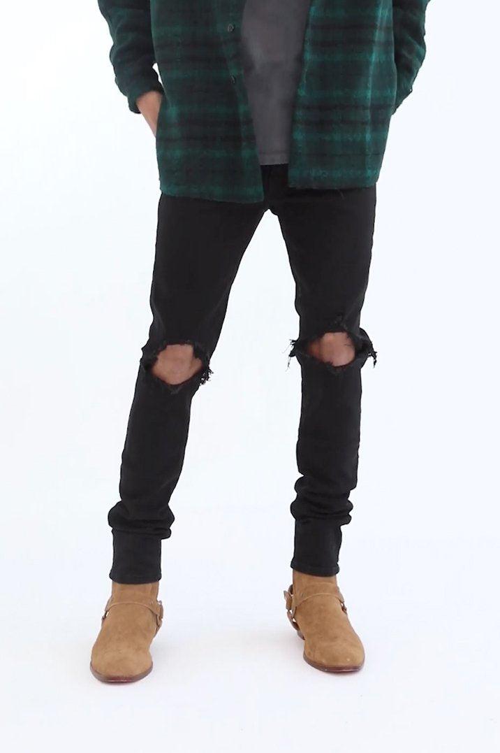 X1 Skinny Denim - Black Male Product Image