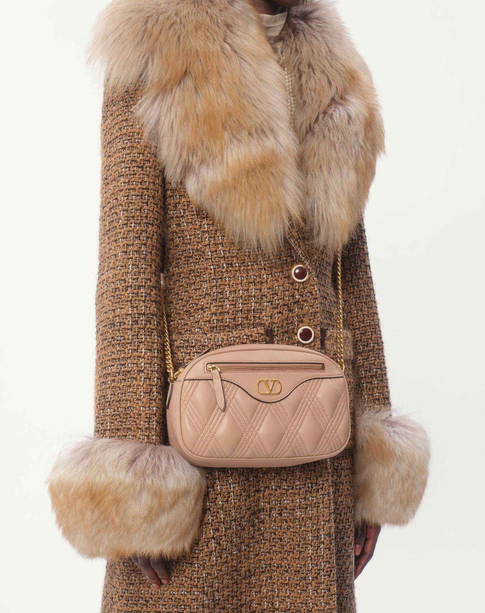 Valentino Garavani Quiltie 67 Medium Shoulder Bag In Quilted Nappa Leather Product Image