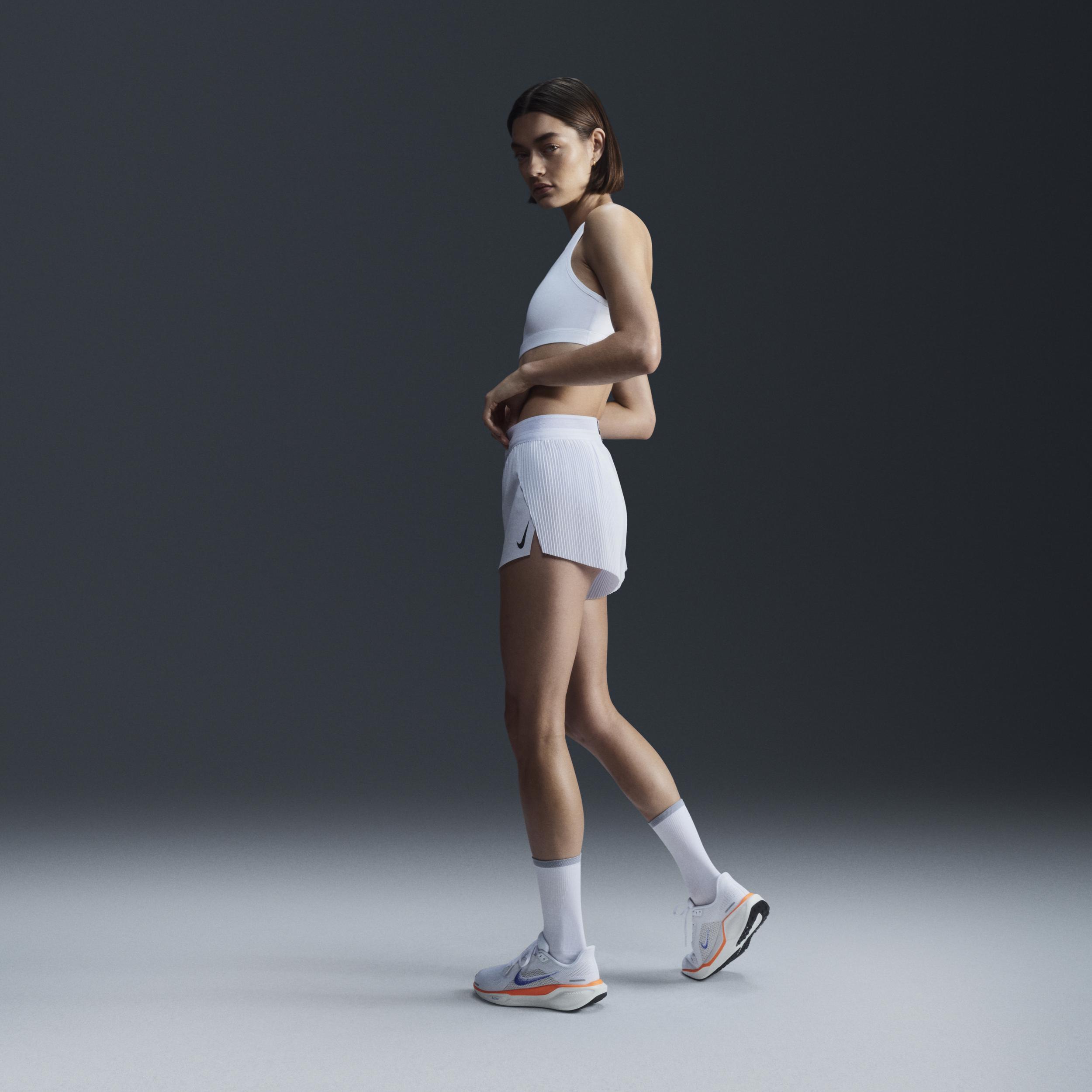 Nike Womens Swoosh Medium Support Padded Sports Bra | DX6821-100 Product Image