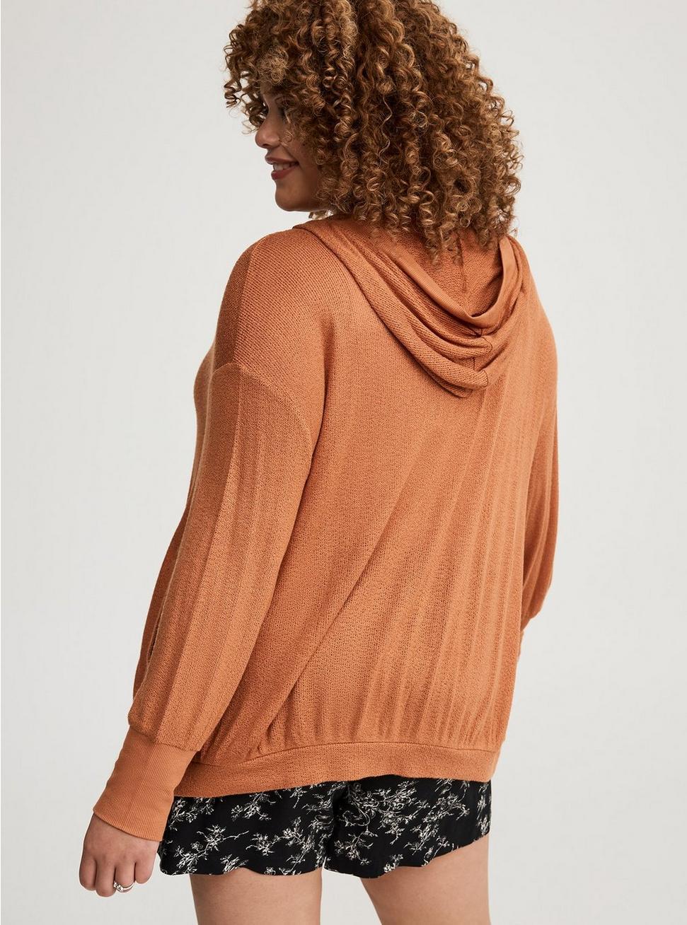 Open Hooded Cardigan Product Image