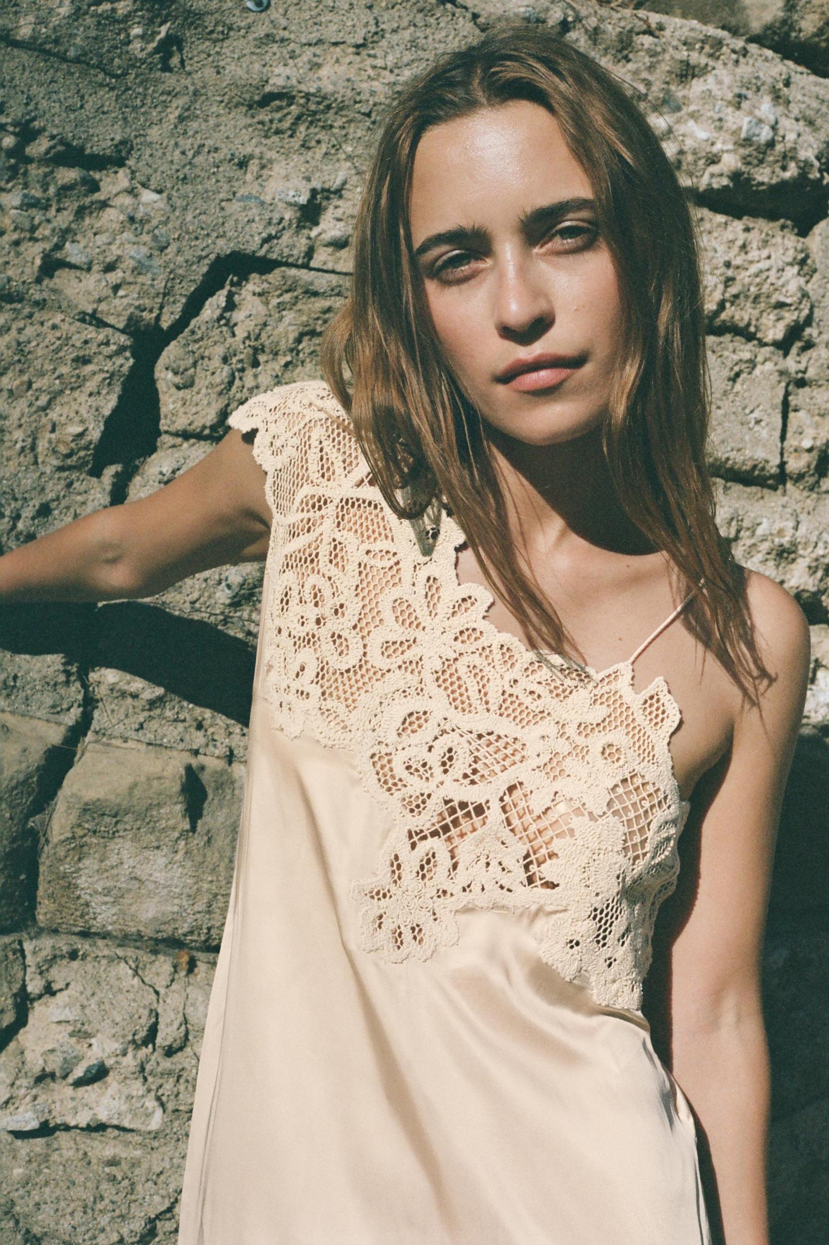 LIMITED EDITION ASYMMETRIC CROCHET DRESS Product Image