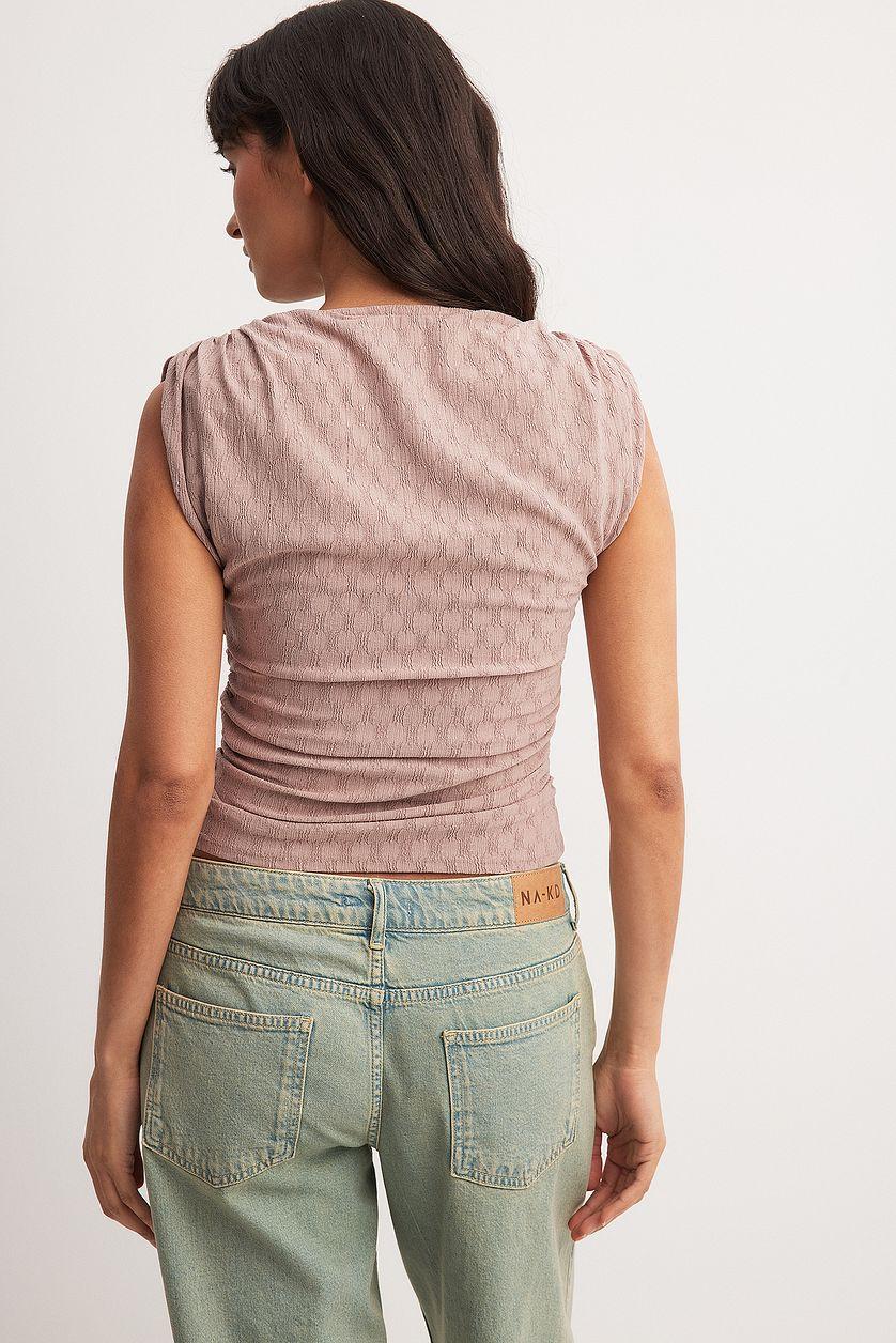 Overlap Sleeveless Top Product Image
