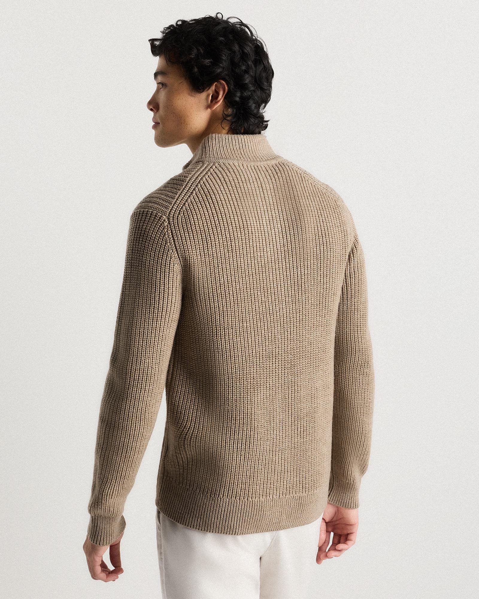 Quince | Men's Australian Merino Wool Half Zip Sweater Size XL Product Image