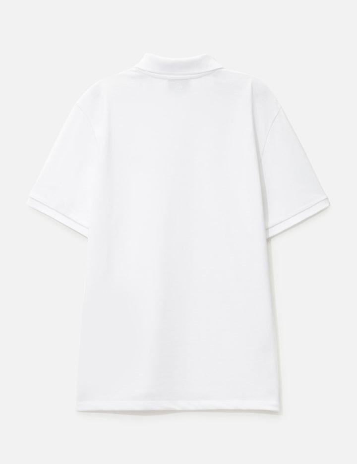 White Cotton Ami de Coeur Polo Product Image