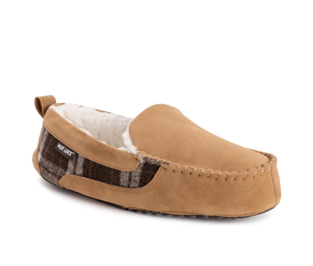 MUK LUKS Men's Emmett Moccasin Slippers Product Image