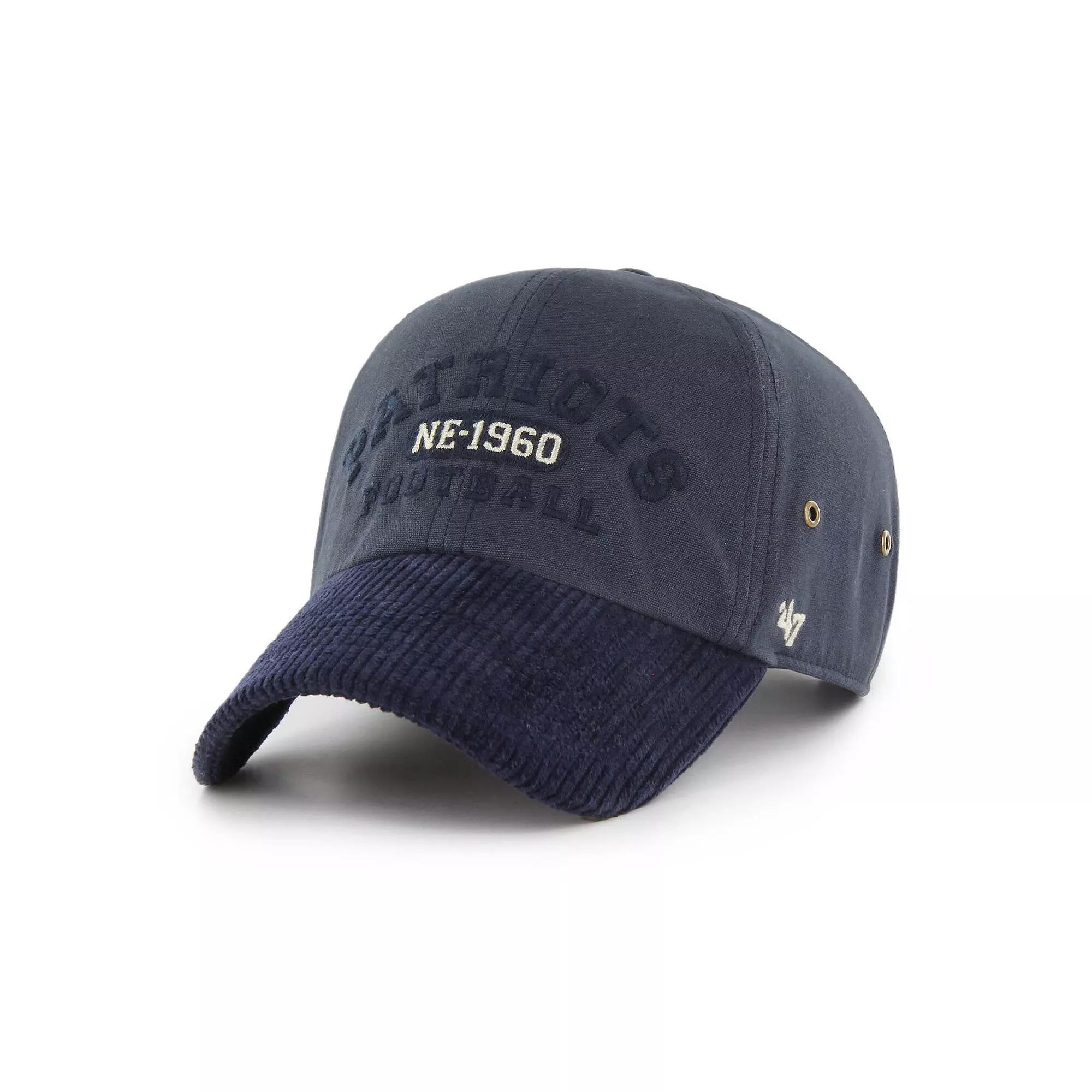 Men's '47 Navy New England Patriots Ridgeway Clean Up Adjustable Hat, Blue Product Image