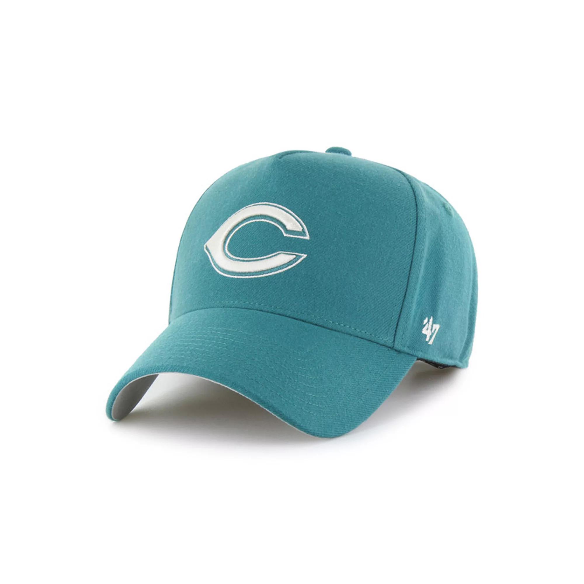 Men's '47 Teal Cincinnati Reds Ballpark Offside Adjustable Hat, Red Blue Product Image