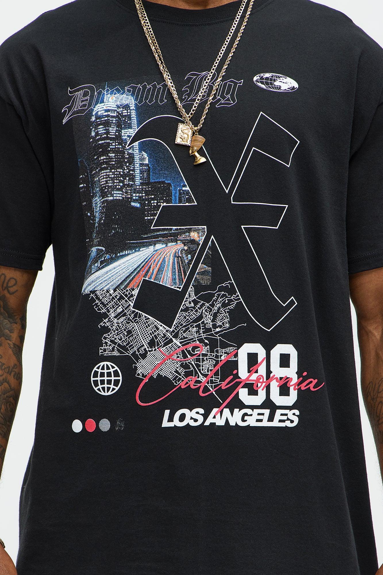 Dream Big LA Short Sleeve Tee - Black Product Image