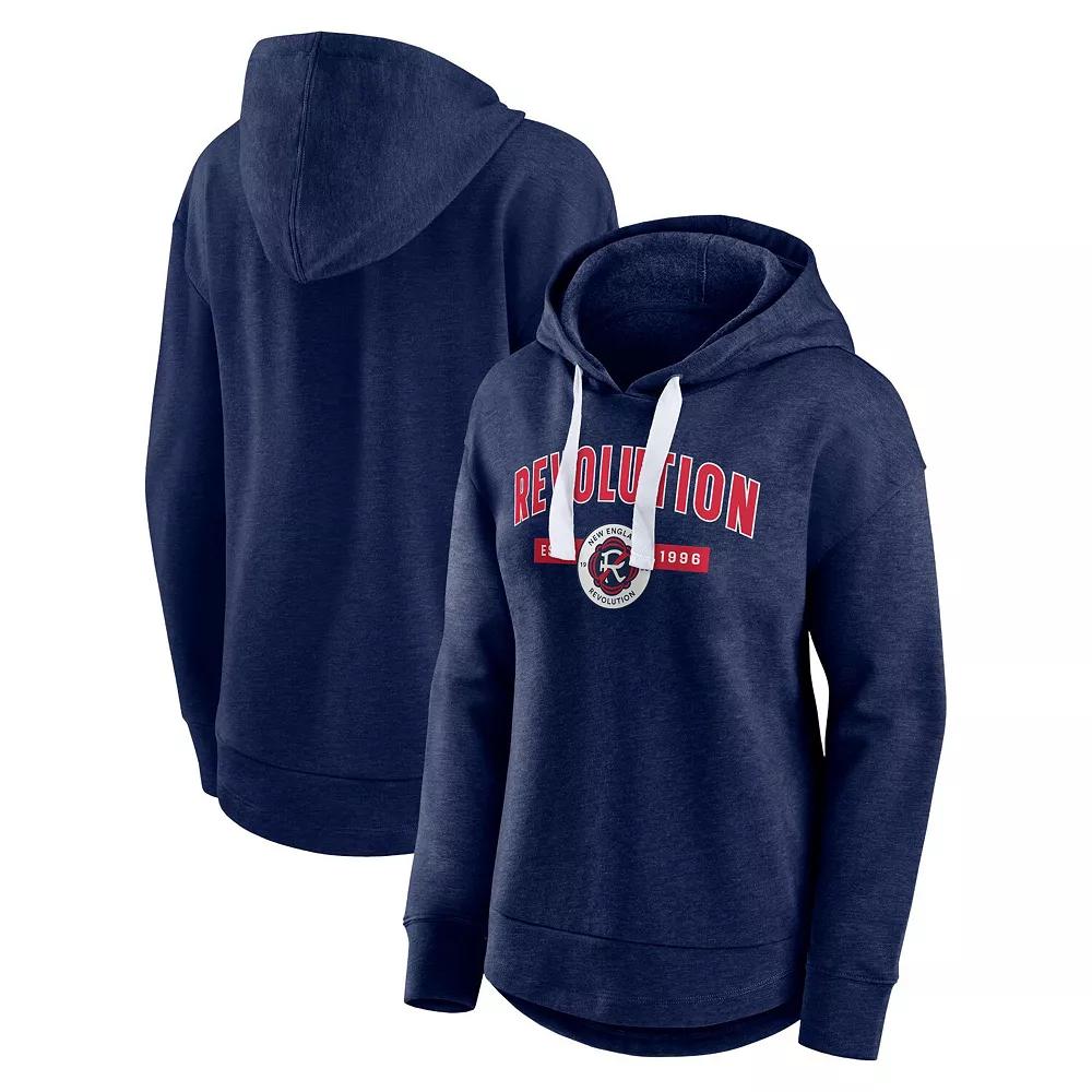 Women's Fanatics Navy New England Revolution Lineup Pullover Hoodie,  Product Image