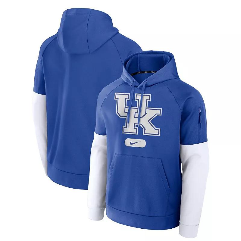Men's Duke Blue Devils Fitness Menâs Nike Therma College Pullover Hoodie Product Image