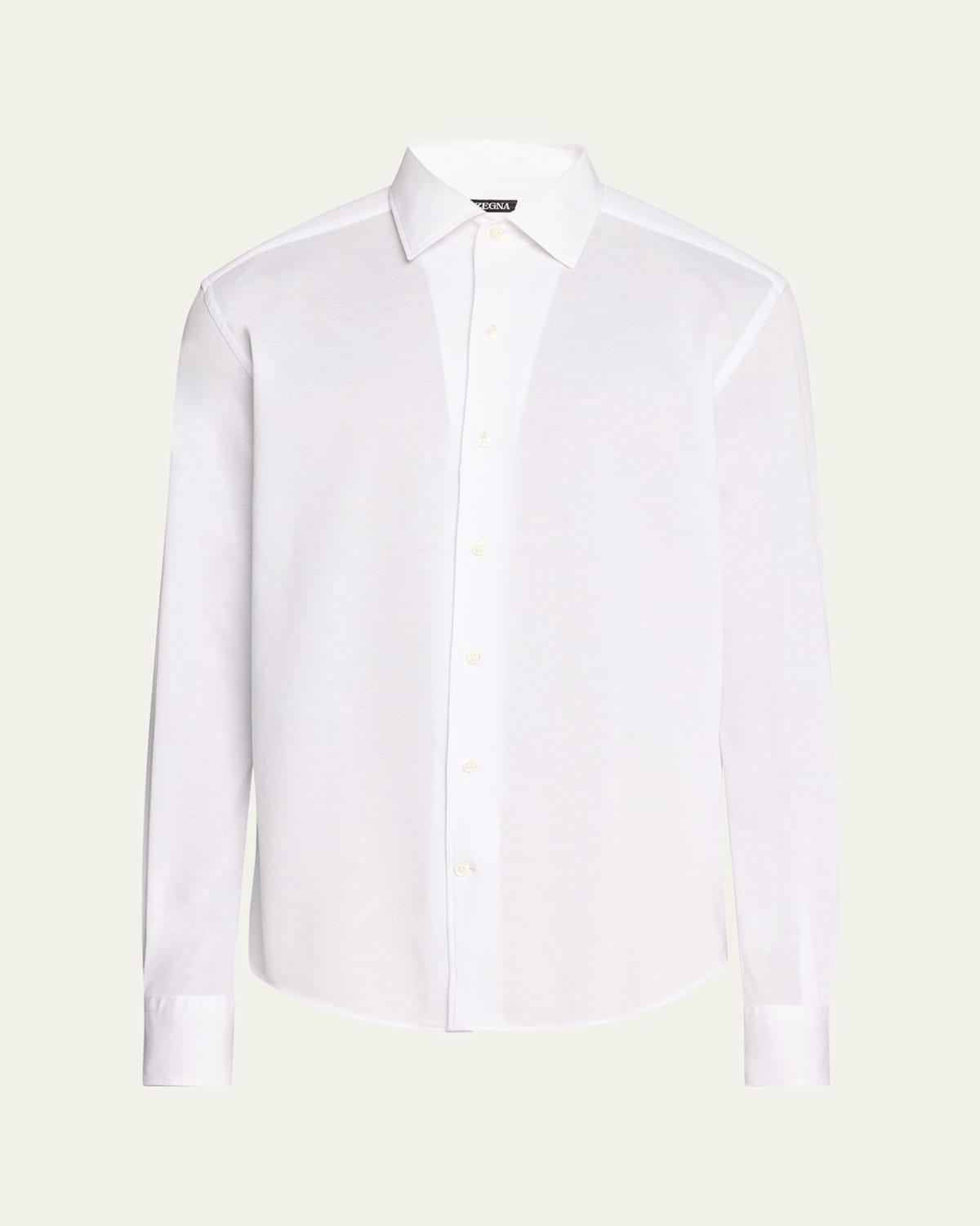 Mens Cashmere Jersey Sport Shirt Product Image