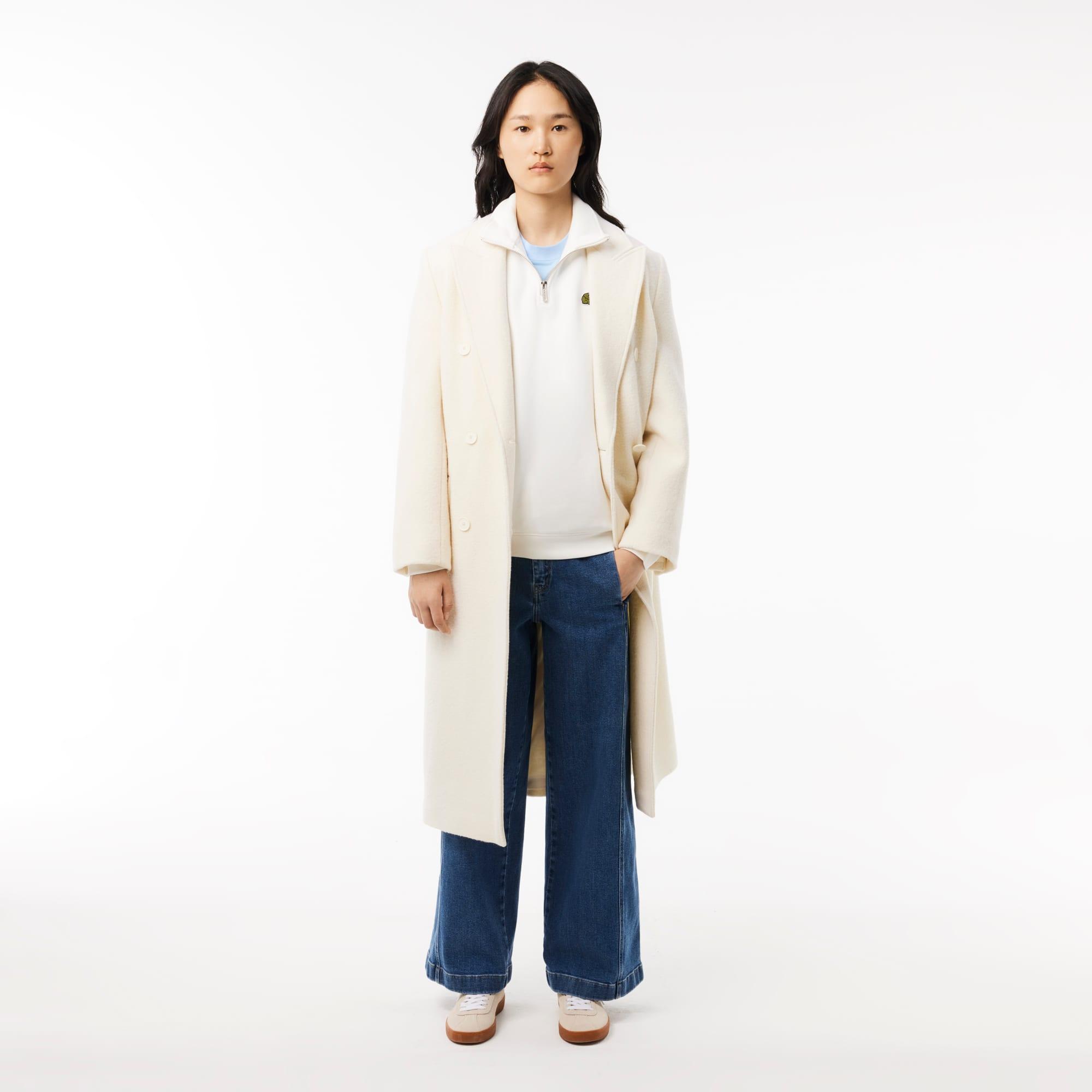 Loose Fit Zip Neck Badge Accent Sweatshirt Product Image