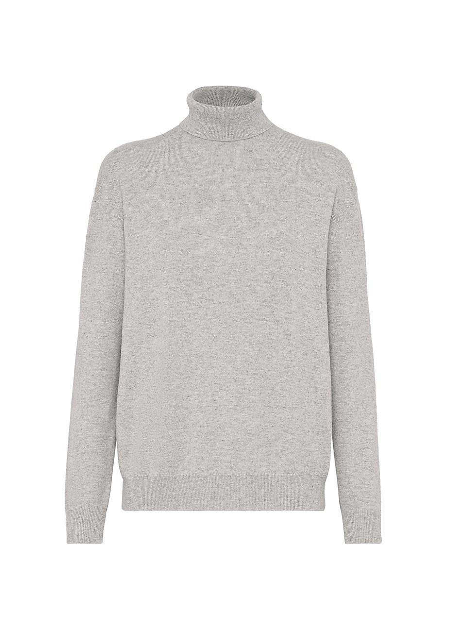 Womens Cashmere Turtleneck Sweater Product Image