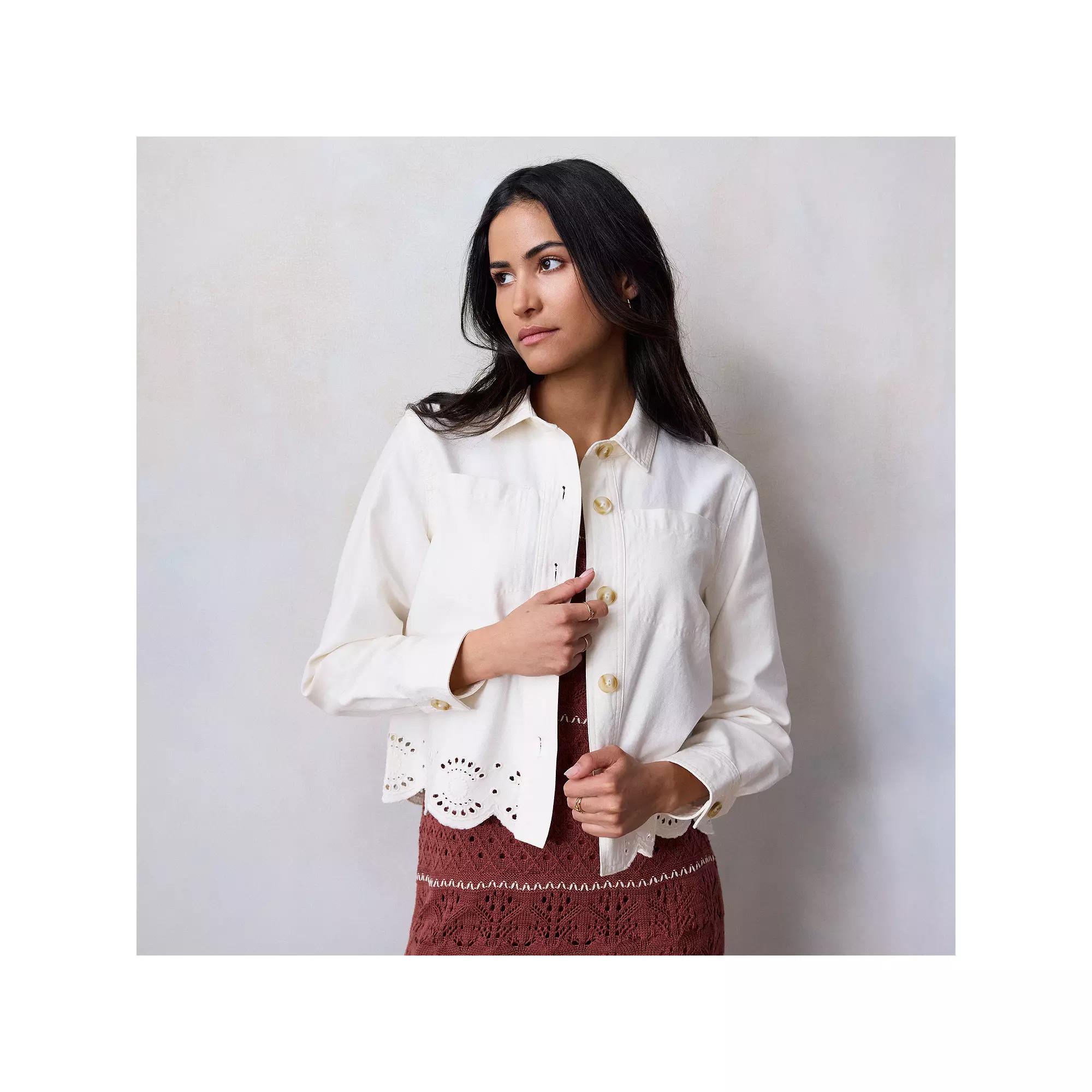 AE Button-Up Tank Top Women's Product Image