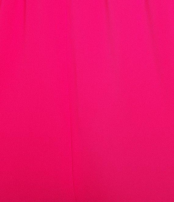 Caroline Rose Plus Size Matte Crepe Pull-On Straight Leg Pants Product Image