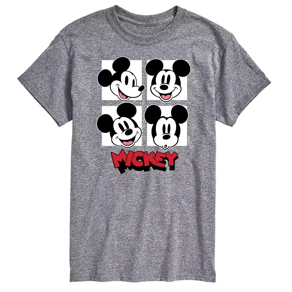 Disney's Mickey Mouse Men's Grid Graphic Tee,  Product Image