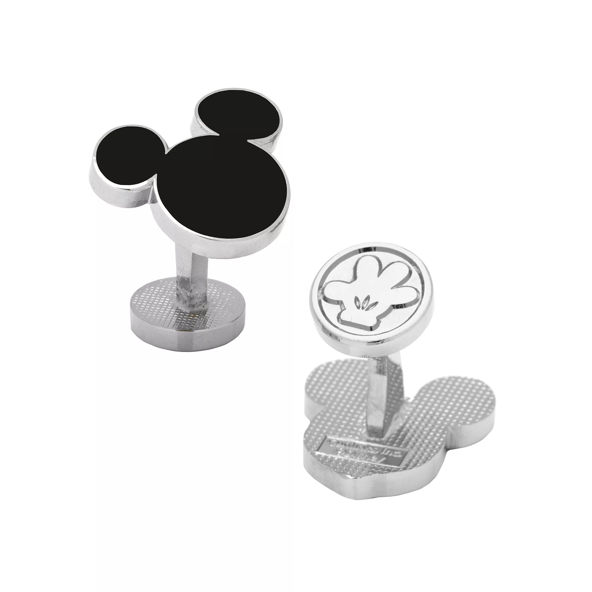 Disney's Mickey Mouse Men's Black Silhouette Cuff Links by Cuff Links, Inc. Product Image