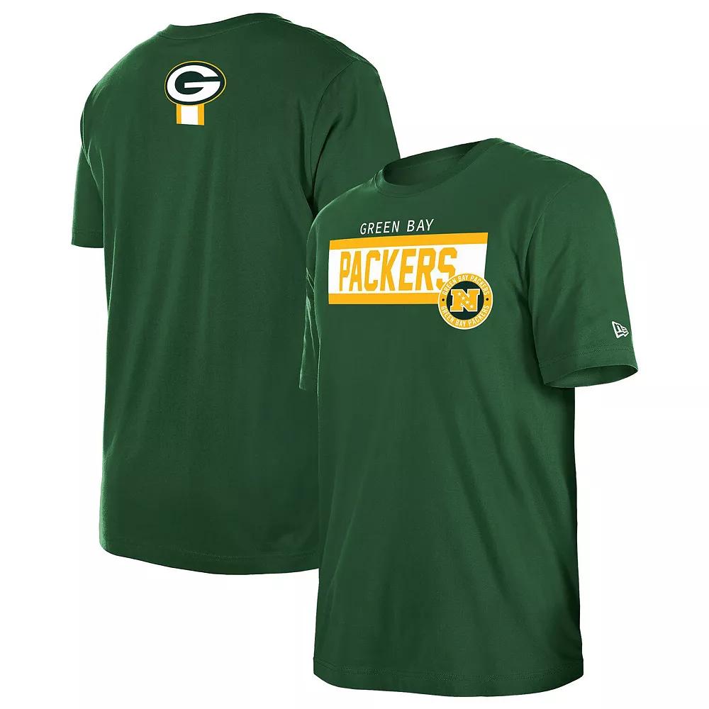 Men's New Era Green Green Bay Packers 3rd Down Domestic T-Shirt,  Product Image