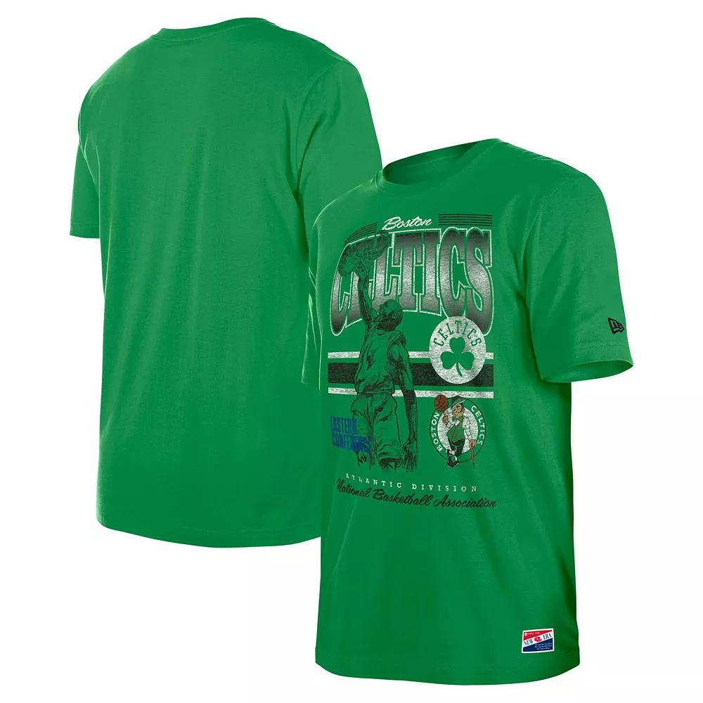 Men's New Era Kelly Green Boston Celtics Enzyme Wash Oversized T-Shirt, Size: XL Product Image