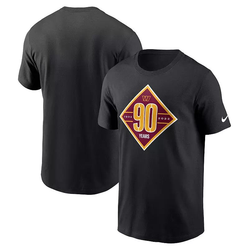 Men's Nike Black Washington Commanders 90th Anniversary T-Shirt, Size: Medium, Wft Black Product Image