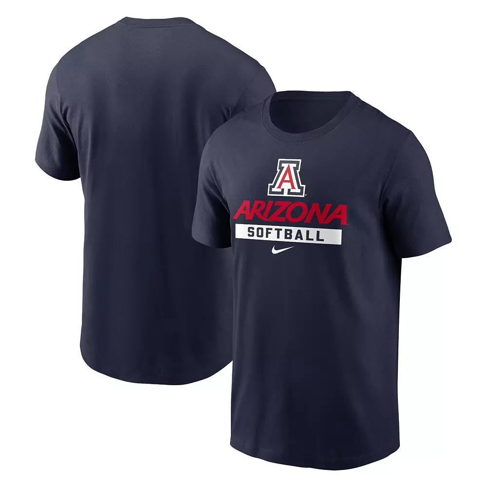Men's Nike Navy Arizona Wildcats Softball T-Shirt, Size: 3XL, Blue Product Image