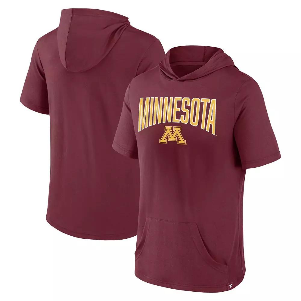 Men's Fanatics Branded Maroon Minnesota Golden Gophers Outline Lower Arch Hoodie T-Shirt, Size: Medium, Red Product Image