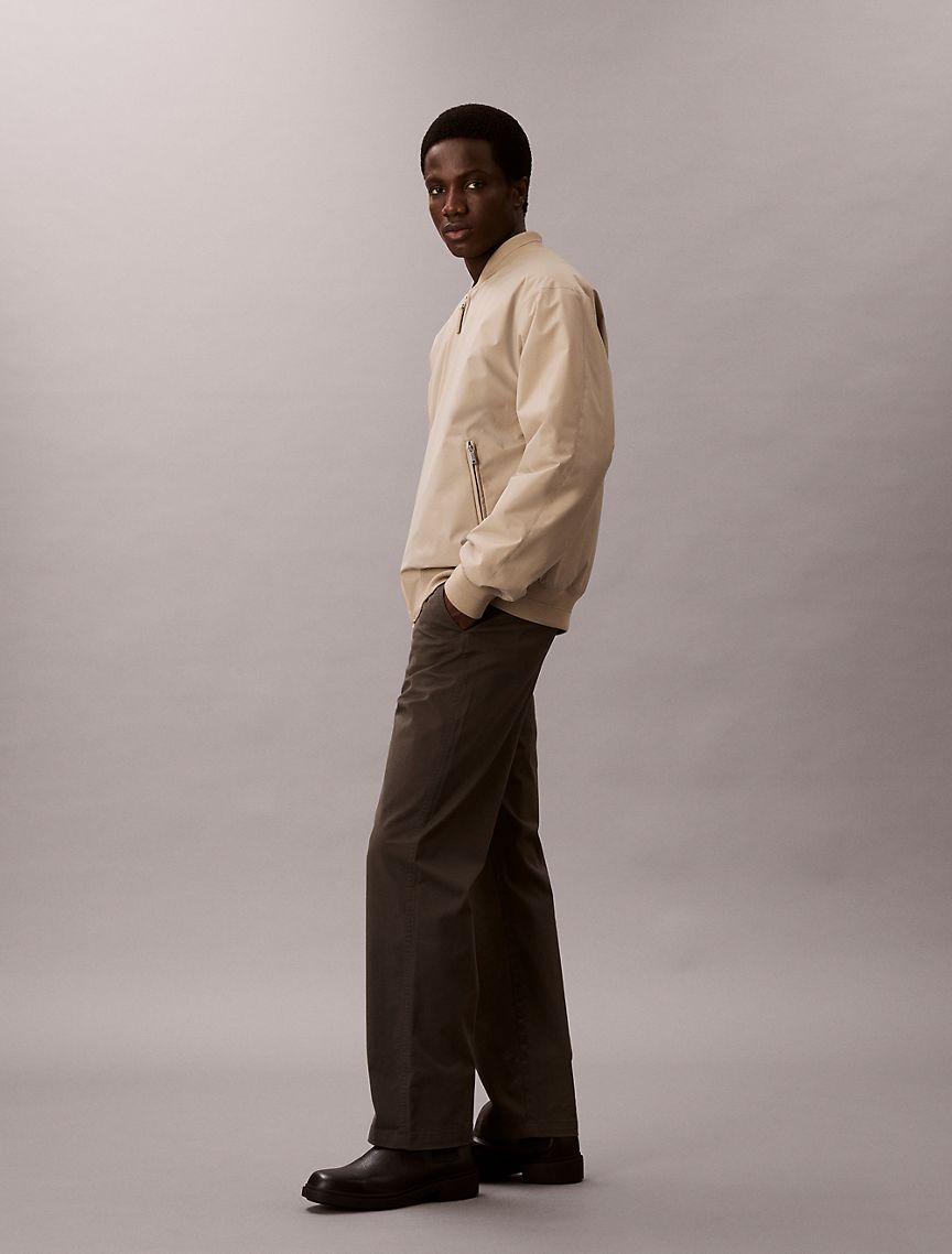 Matte Classic Bomber Jacket Product Image