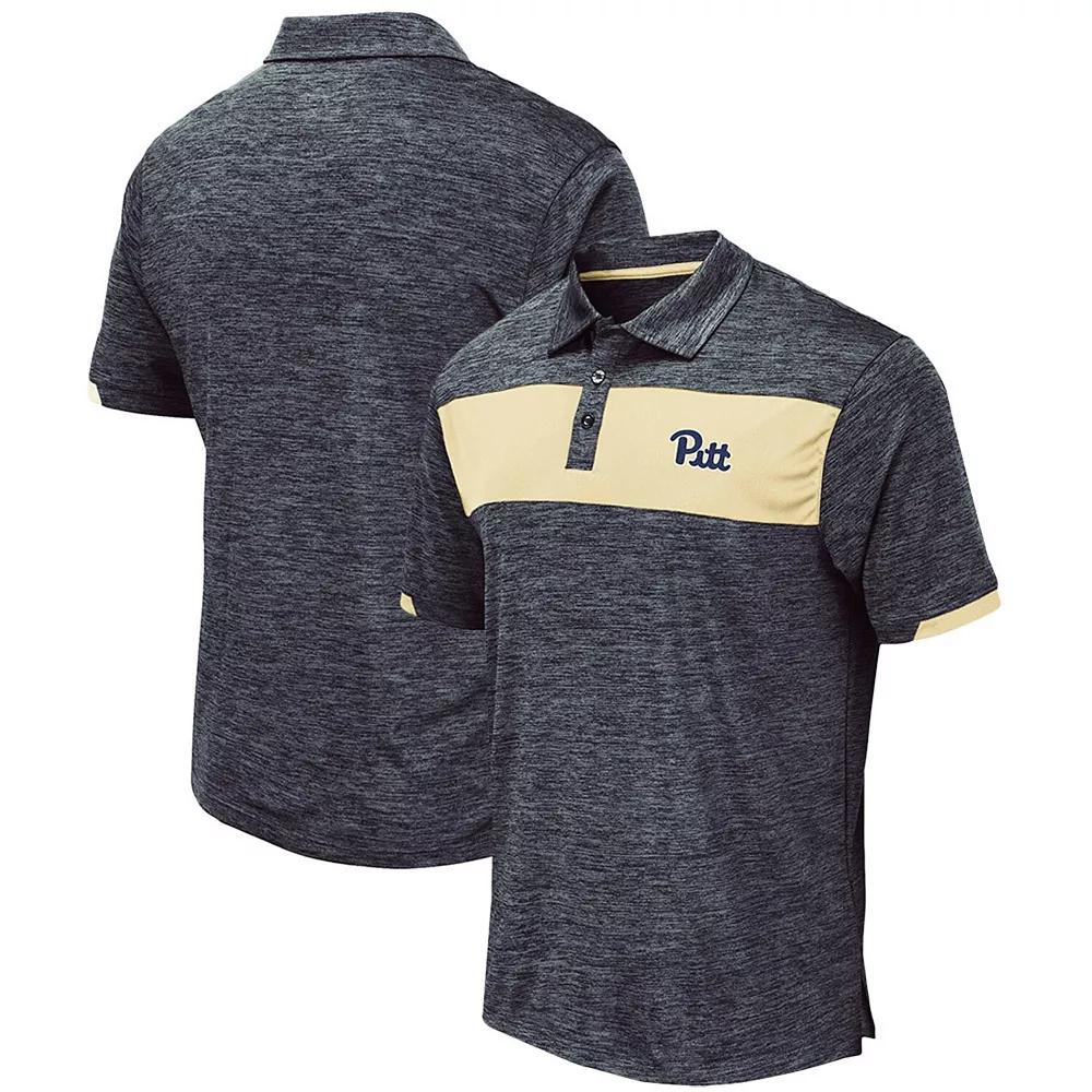 Men's Colosseum Navy Pitt Panthers Nelson Polo, Size: Small, Blue Product Image