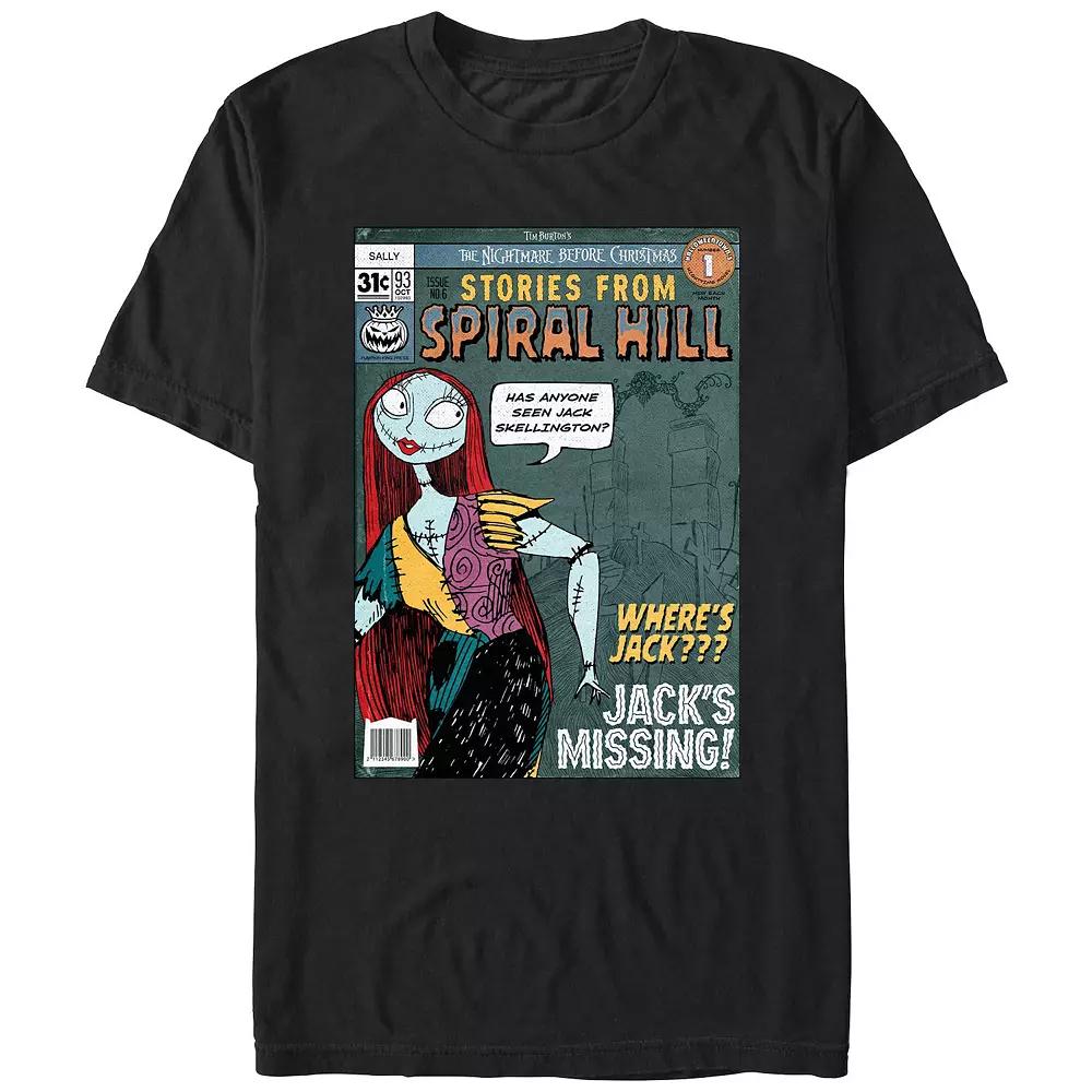Disney's The Nightmare Before Christmas Stories From Spiral Hill Juniors' Boyfriend Graphic Tee, Women's,  Product Image