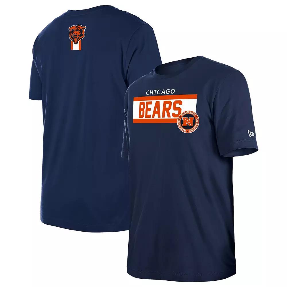Men's New Era Navy Chicago Bears 3rd Down Domestic T-Shirt,  Product Image