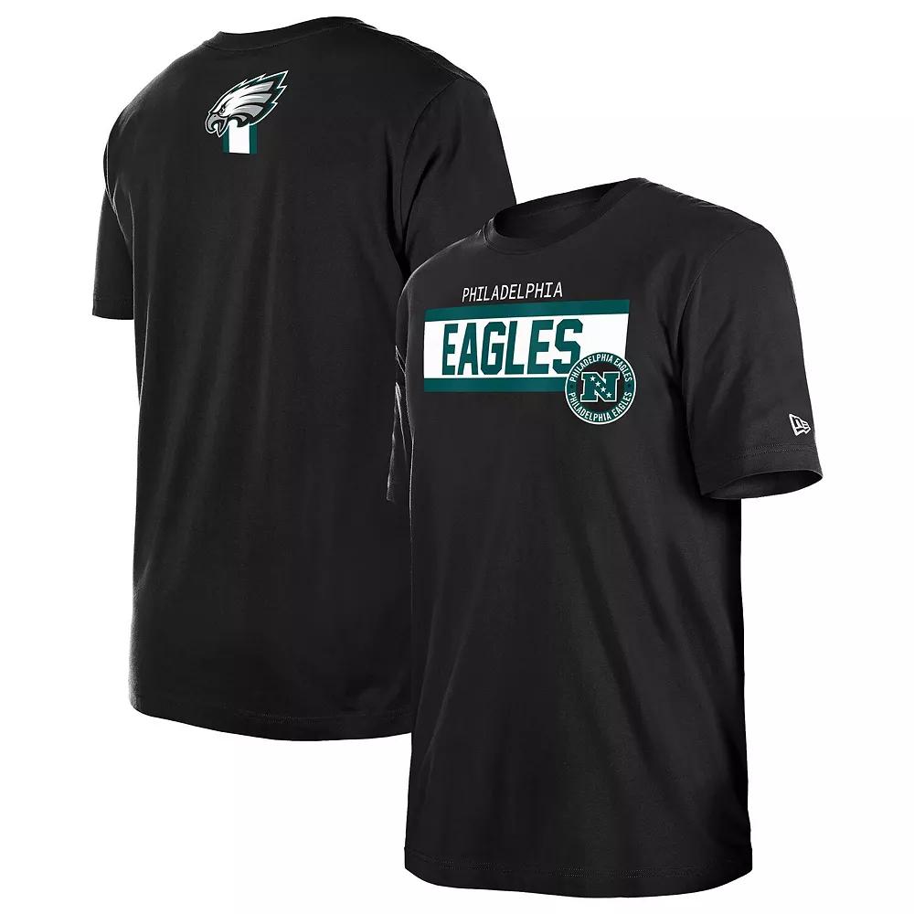 Men's New Era Black Philadelphia Eagles 3rd Down Domestic T-Shirt,  Product Image