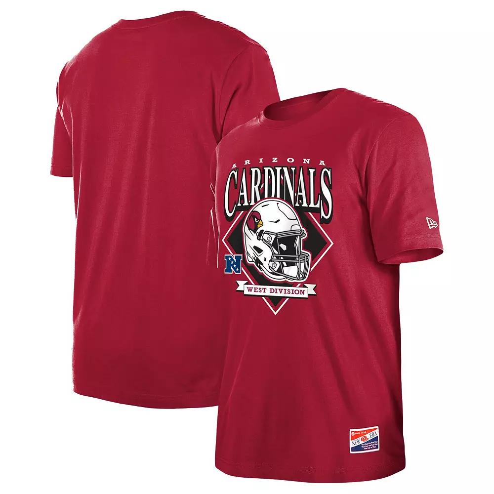 Men's New Era Cardinal Arizona Cardinals Team Logo T-Shirt, Size: Large, Red Product Image