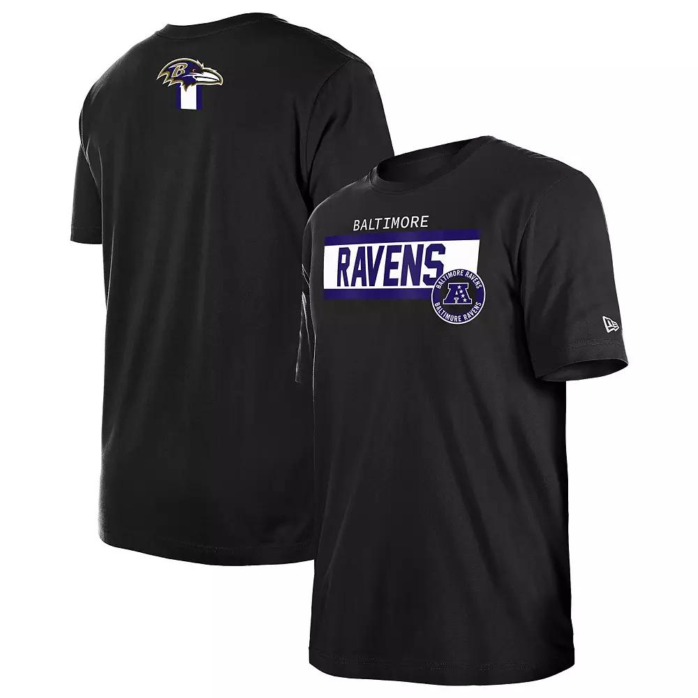 Men's New Era  Black Baltimore Ravens 3rd Down Domestic T-Shirt, Size: XL Product Image