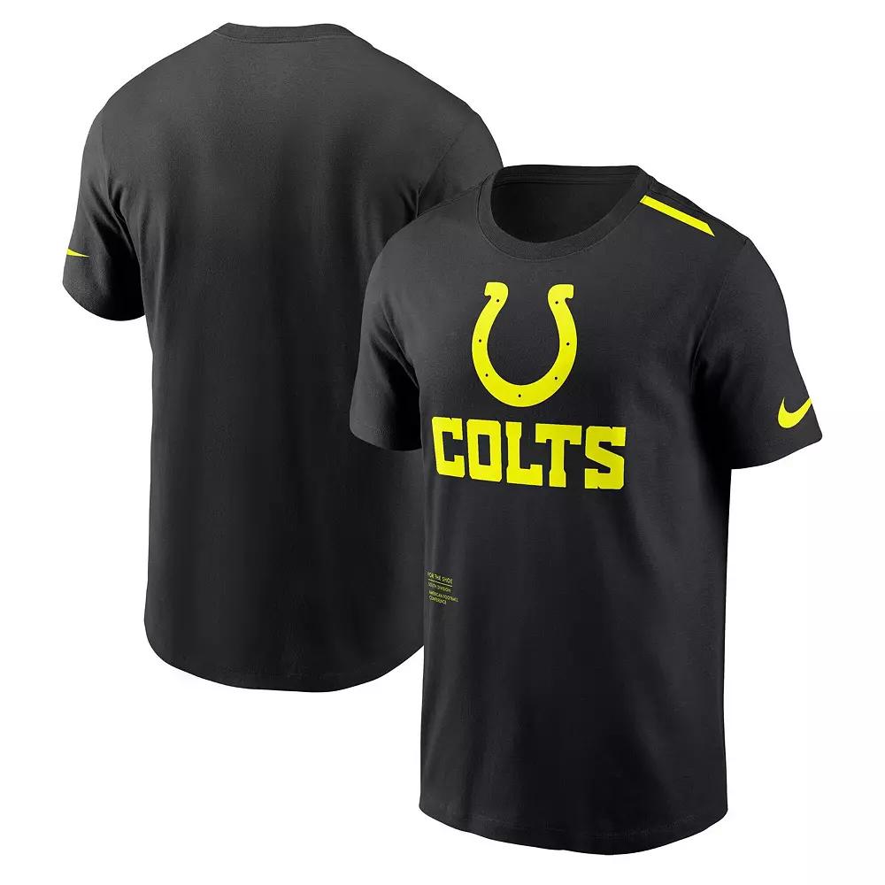 Men's Nike Black Indianapolis Colts Volt��Performance T-Shirt, Size: Small Product Image