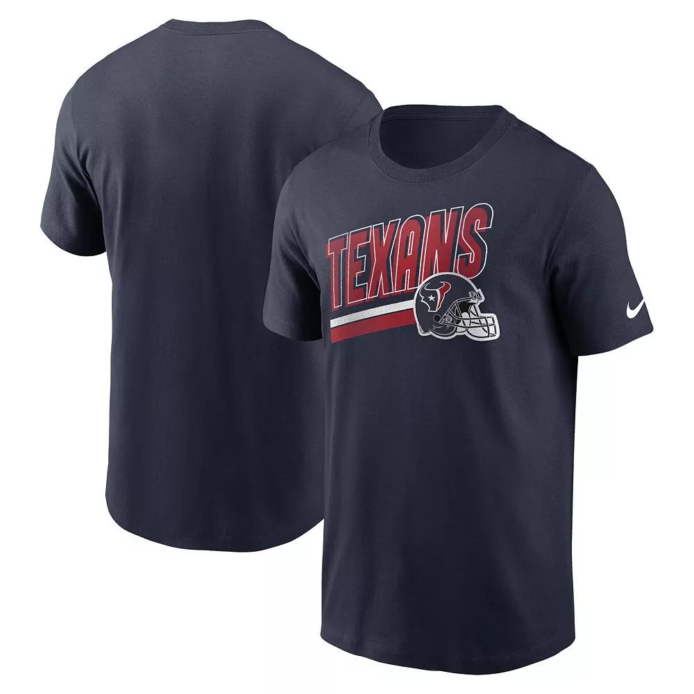 Men's Nike Navy Houston Texans Essential Blitz Lockup T-Shirt,  Product Image