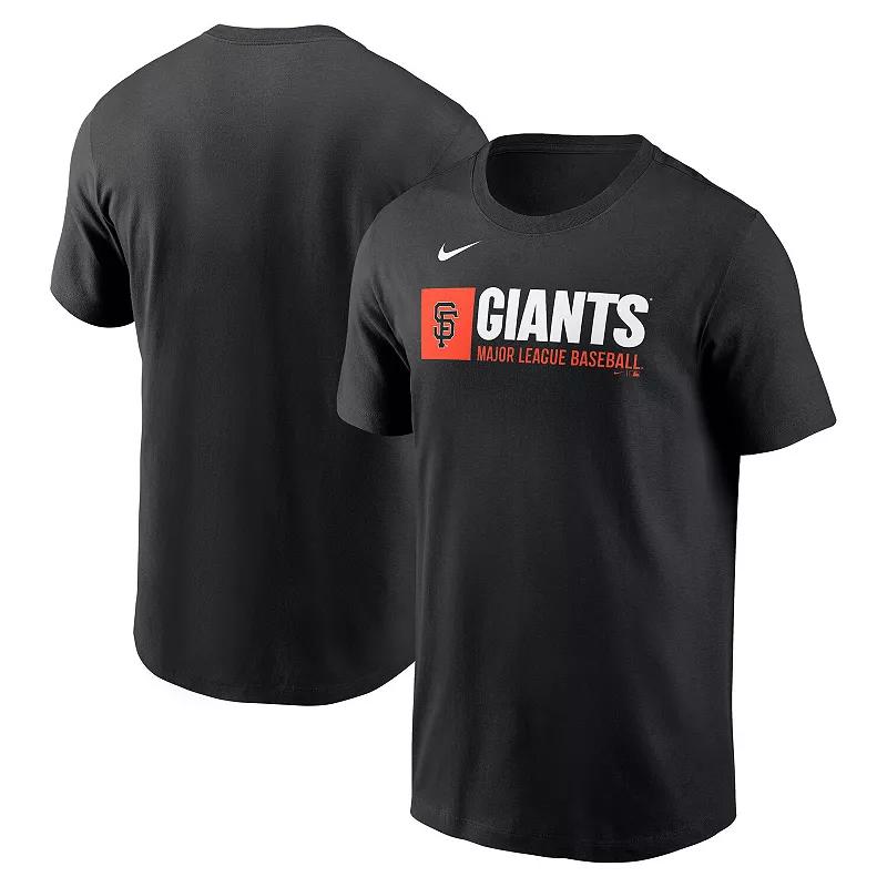 Men's Nike Black San Francisco Giants Team Block T-Shirt,  Product Image