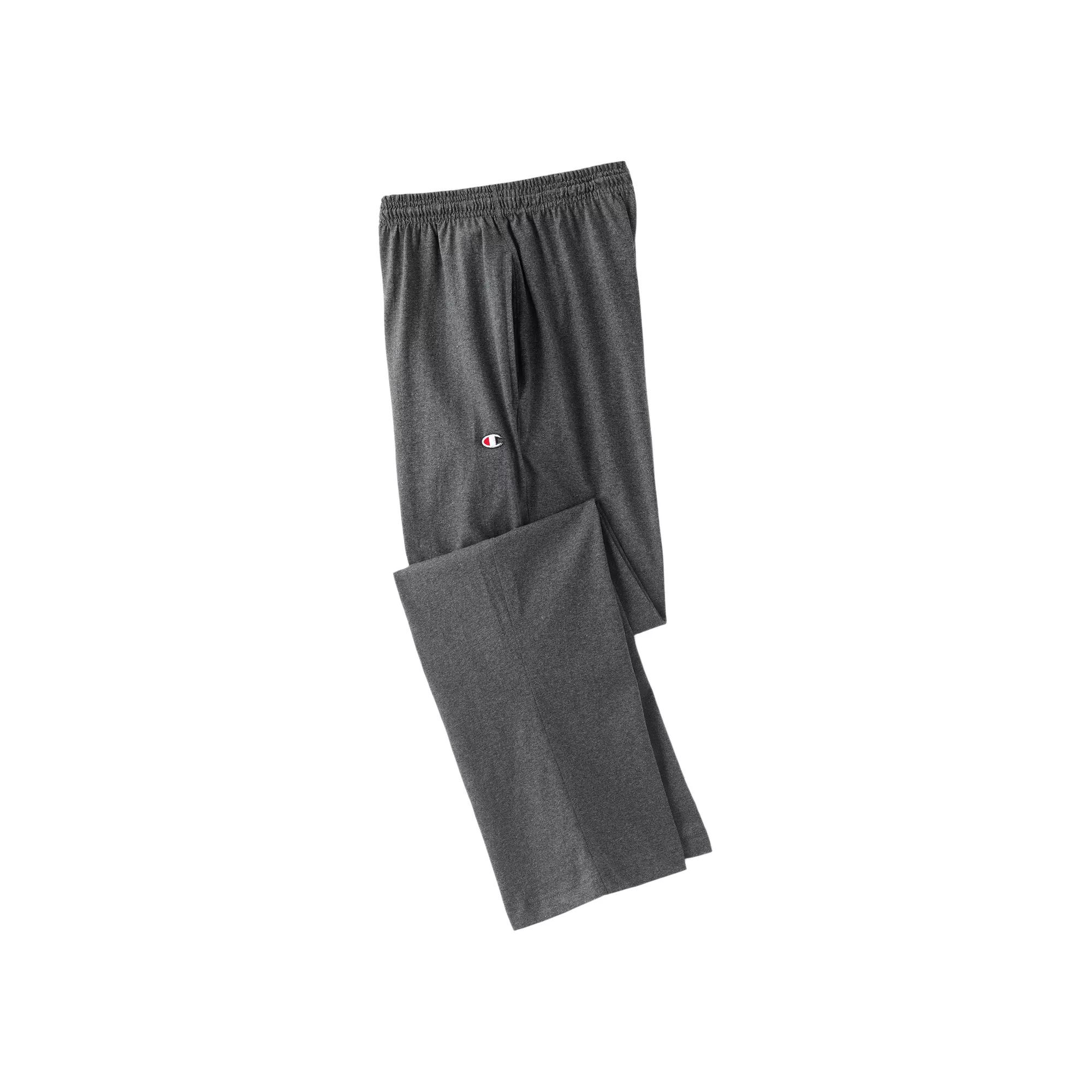 Mens Champion Cotton Jersey Pants Granite Grey Product Image