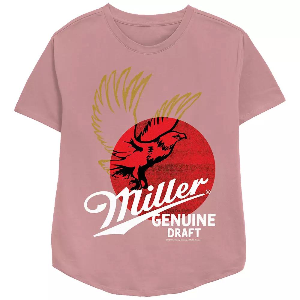 Women's Miller Genuine Draft Relaxed Fit Graphic Tee,  Product Image