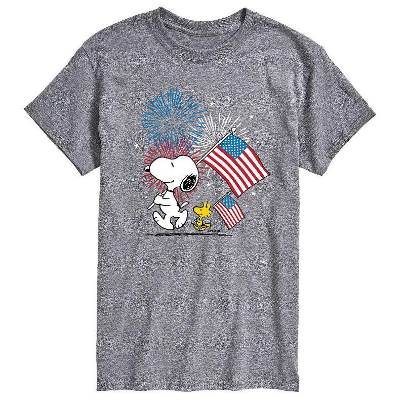Big & Tall Peanuts Woodstock Flags, Men's,  Product Image