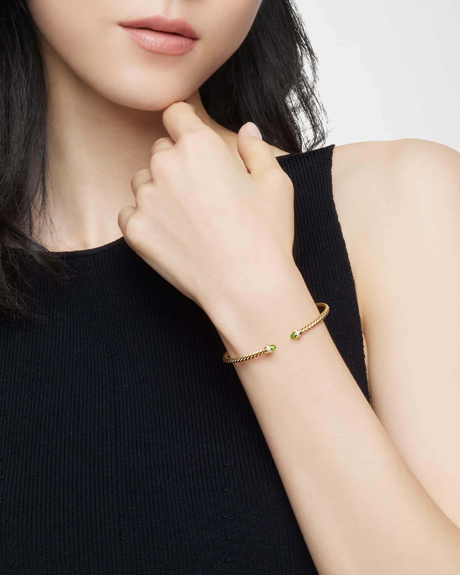 Mercer Chain Bracelet with Diamonds in Silver Product Image