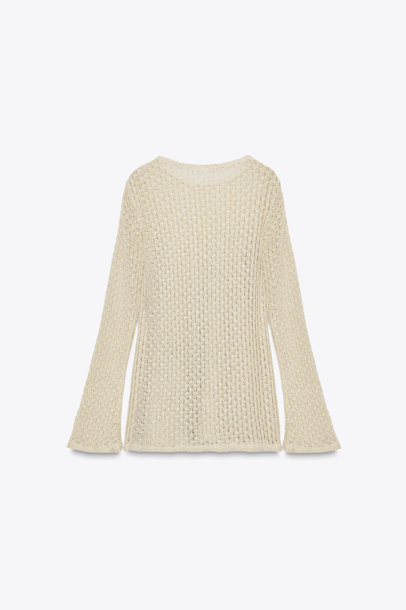 METALLIC THREAD TUNIC TOP Product Image