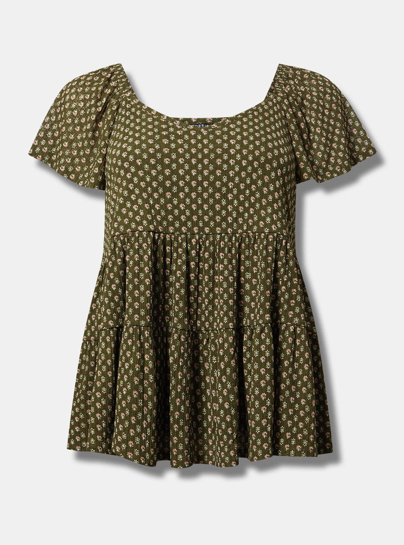 Flutter Sleeve Babydoll Top Product Image