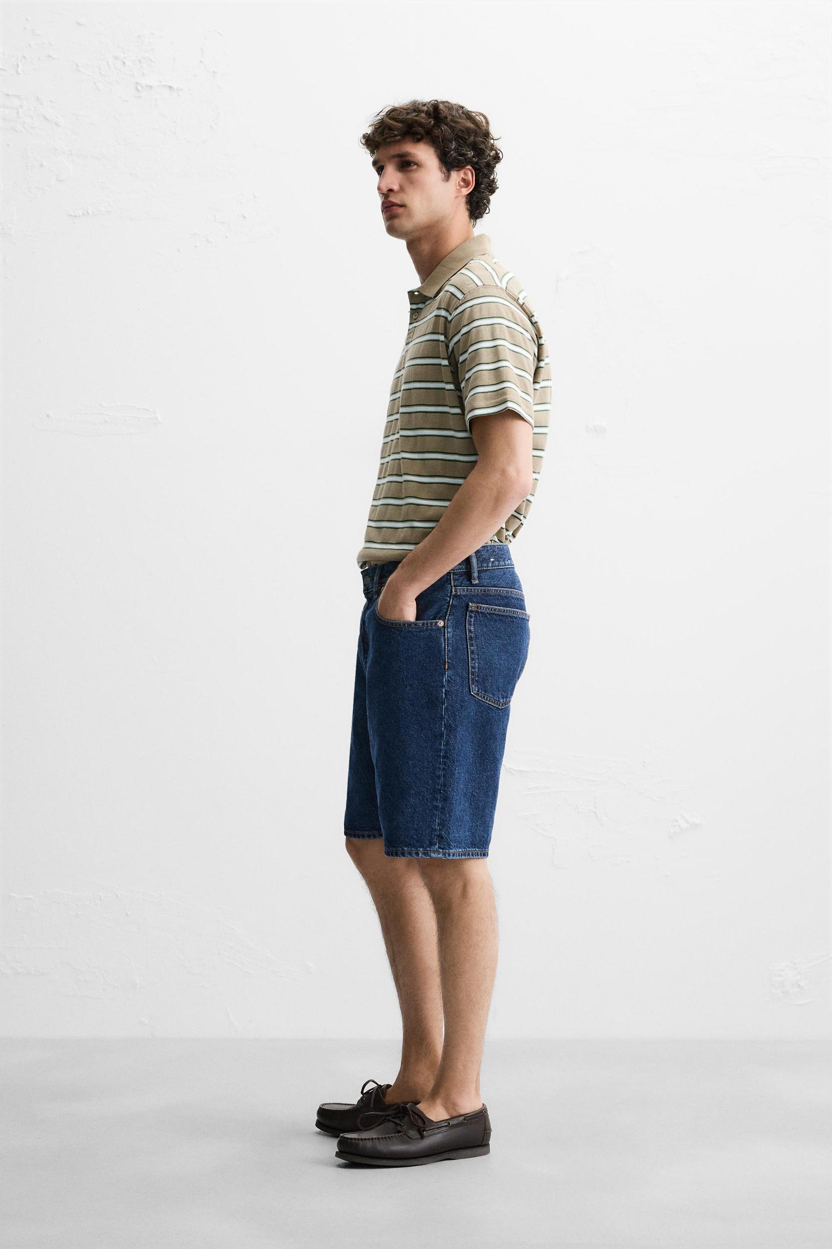 STRIPED PIQUÉ POLO SHIRT Product Image