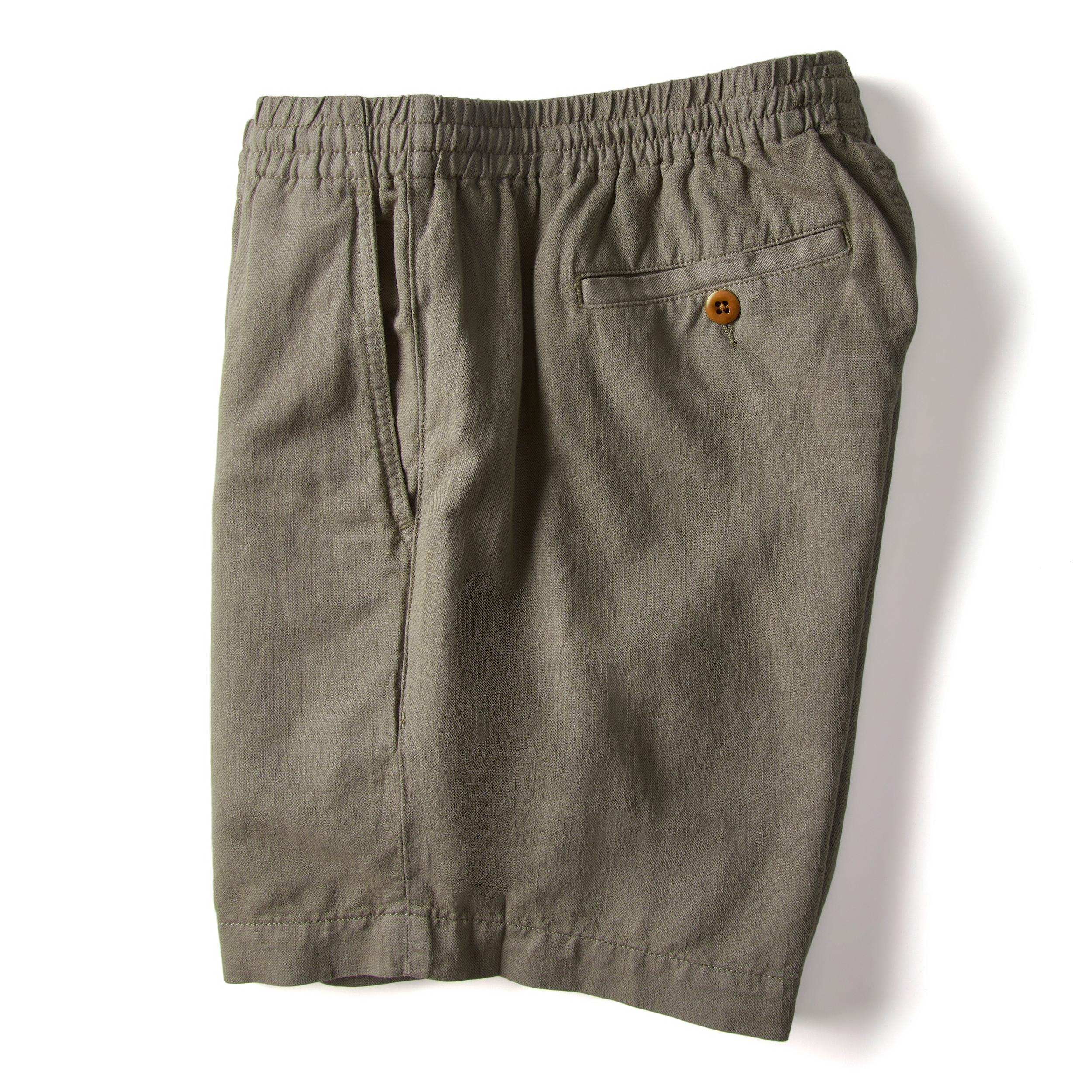 Cotton Linen Drawstring Short - 7" Product Image